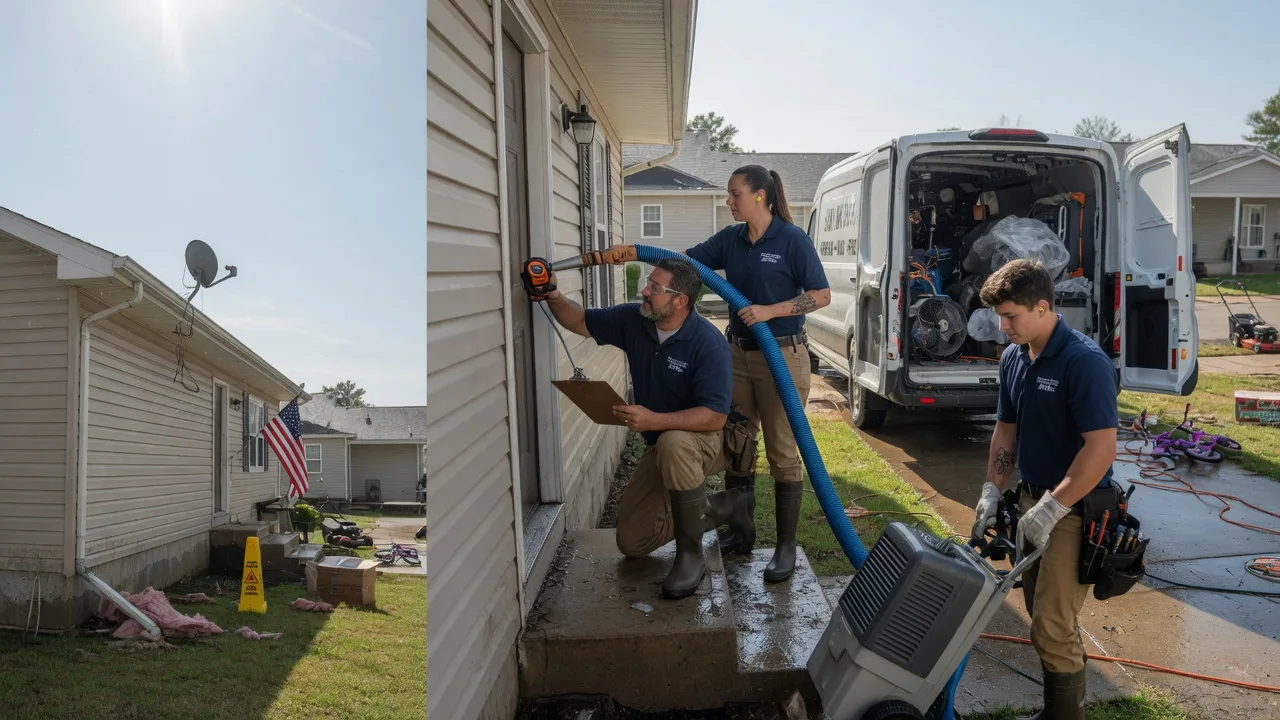 Ceiling Water Damage Restoration in Enderlin, ND near me